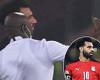 sport news Mohamed Salah takes a SELFIE with a member of Nigeria's coaching staff after ...
