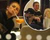 Maisie Smith puts on an animated display as she enjoys cocktails