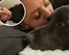 Vanessa Bryant's 11-year-old dog Crucio licks her tears... ahead of invasion of ...