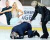 Dancing On Ice star Bez cracks his head on rink in horrific skating accident ...