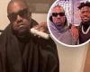 Kanye West gets a SHAVE while dining with new girlfriend Julia Fox and Antonio ...