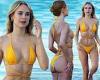 Kimberley Garner flaunts her jaw-dropping figure in a TINY bikini