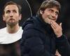 sport news Antonio Conte's Tottenham honeymoon is OVER after limp Carabao Cup exit to ...