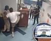 Moment inmates at Rikers Island host 'FIGHT NIGHT' in an empty cell as guards ...