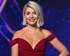 Dancing On Ice: Holly Willoughby is back in a plunging gown