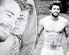 Liam Hemsworth shows off his six pack abs as girlfriend Gabriella Brooks wishes ...