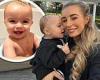 Dani Dyer posts cute snap of her son Santiago playing in the bath ahead his ...