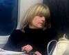 Photo emerges of Rachel Johnson asleep on a train while NOT wearing a mask in ...