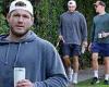 Colton Underwood shows off muscular calves as he enjoys a stroll ...