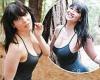 Daisy Lowe puts on a busty display as she frolics among Big Sur's famous ...