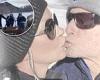 Catherine Zeta-Jones, 52, pecks husband Michael Douglas, 77, on the lips