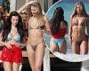 Arabella Chi sends temperatures soaring as she frolics in the sea with Kady ...