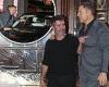 David Walliams jumps onto the bonnet of Simon Cowell's Rolls-Royce as they ...