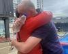 Charlise Mutten: Gut-wrenching moment schoolgirl's biological father hugs mate ...