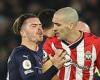 sport news Jack Grealish 'waited in the tunnel' to confront Southampton's Oriol Romeu