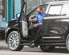 Arnold Schwarzenegger's SUV smashes into another car on Sunset Blvd injuring a ...