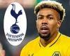 sport news Tottenham move closer to £20million deal for Wolves winger Adama Traore