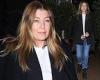 Ellen Pompeo cuts a stylish figure in blazer and jeans as she steps out for ...