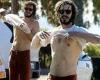 Adam Brody, 42, proves he still is in top shape as he shows off his chest