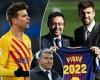 sport news Gerard Pique's old Barcelona contract that he signed in 2018 is leaked