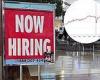 US job openings rose by 150,000 to near-record high of 10.9 million in December