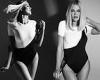 Khloe Kardashian shows off her slender figure in a Good Body leotard