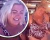 Gemma Collins shows off her weight loss in leopard print swimsuit as she shakes ...