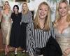 Lisa Kudrow and Mira Sorvino reunited again as they pose with Courteney Cox at ...