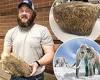 Construction worker discovers massive 11-lb WOOLLY MAMMOTH tooth at Iowa ...
