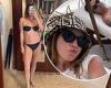 Ashley Tisdale dons a black bikini as she vacations in Mexico with her husband ...