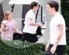Brooklyn Beckham hangs out with Cruz, 17, and Harper, 10, before his wedding to ...