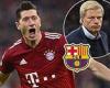 sport news Bayern Munich CEO Oliver Kahn insists Robert Lewandowski will 'definitely' STAY ...