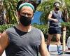 Colin Farrell shows of muscular physique in shorts and sleeveless top after ...
