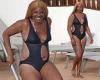 Gogglebox star Sandi Bogle, 57, shows off her slimmed-down figure as she poses ...