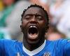sport news Fashion Sakala strikes a late equaliser for The Gers in Old Firm derby to keep ...