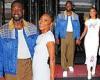 Gabrielle Union and her husband Dwyane Wade walk hand-in-hand while heading out ...