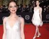 Met Gala 2022: Emma Stone is a vision in a white satin slip dress on her way to ...