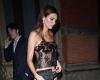 Kendall Jenner exposes her supermodel physique in a sheer lace co-ord at Met ...