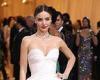 Met Gala 2022: Miranda Kerr shows off her stunning décolletage in a low-cut ...