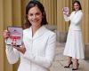 Ruth Wilson receives her MBE for her services to drama from Princess Anne