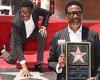 Judge Greg Mathis beams with pride while receiving a star on the Hollywood Walk ...