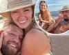 Shirtless Conor McGregor looks loved-up with swimsuit-clad fiancée Dee Devlin ...
