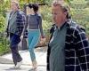 Matthew Perry looks relaxed in baggy T-Shirt and flannel while out with mystery ...