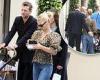 Pixie Geldof enjoys a shopping spree with her husband George Barnett and their ...