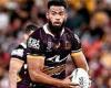 sport news Payne Haas' ex-manager claims Broncos star COVERED UP traffic offence as court ...