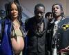 Pregnant Rihanna enjoys date night with A$AP Rocky at Dave Chapelle's Hollywood ...