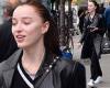 Phoebe Dynevor shows off her natural beauty as she exits the Bowery Hotel in ...