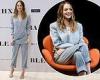Emma Stone cuts an elegant figure in a grey suit as she attends screening of ...