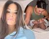 Ashley Graham shares a snap of herself simultaneously breastfeeding her newborn ...