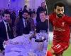 sport news Liverpool fans go wild as Mo Salah and his agent are pictured with Reds' ...